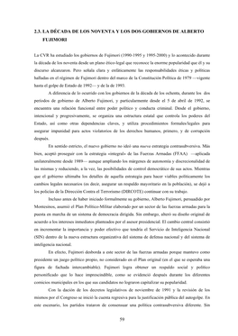 2.3. La Década Del Noventa Y Los Dos Gobiernos De Alberto Fujimori