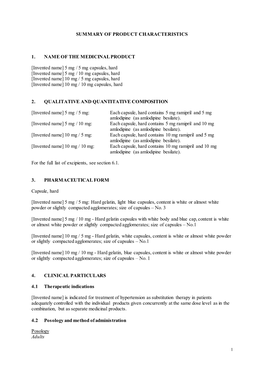 Summary of Product Characteristics 1. Name Of