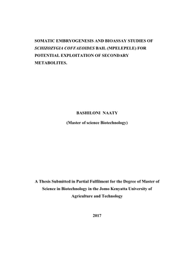 Mpelepele) for Potential Exploitation of Secondary Metabolites