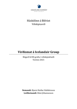 Virðismat Á Icelandair Group