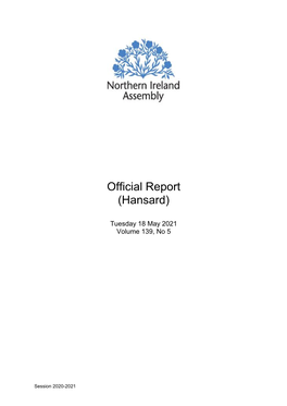 Official Report (Hansard)