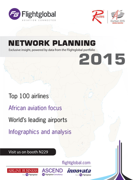 Network Planning Exclusive Insight, Powered by Data from the Flightglobal Portfolio 2015