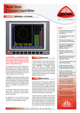 Msd600m++ & Pt0600m