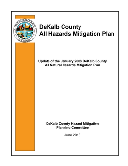 Dekalb County All Hazards Mitigation Plan