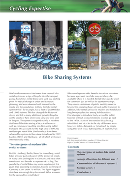 Cycling Expertise Bike Sharing Systems