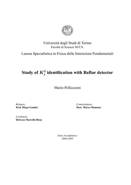 Study of K Identification with Babar Detector