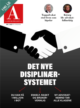 Last Ned Utgave! Advokatbladet Nr. 1/2021