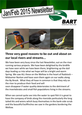 BART Jan-Feb Newsletter