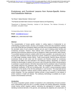 Evolutionary and Functional Lessons from Human-Specific Amino-Acid