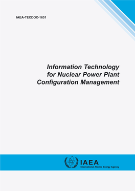 Information Technology for Nuclear Power Plant Configuration Management