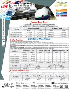 Japan Rail Pass &