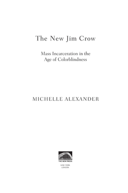 The New Jim Crow