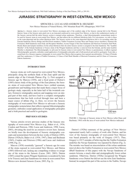 Jurassic Stratigraphy in West-Central New Mexico