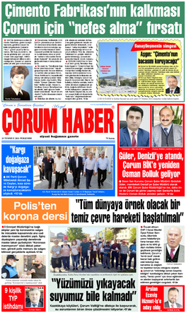 Çorum Haber Gazetesi