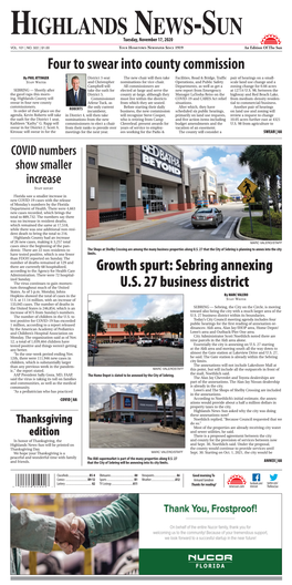 HIGHLANDS NEWS-SUN Tuesday, November 17, 2020