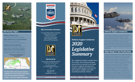 2020 Legislative Summary Brochure