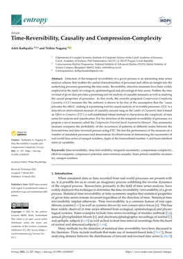 Time-Reversibility, Causality and Compression-Complexity