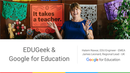 Edugeek & Google for Education