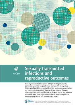 Sexually Transmitted Infections (Stis) and Reproductive Outcomes
