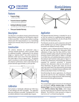 Biconical Antenna