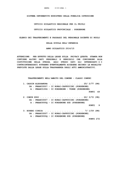 Sistema Informativo Ministero Della Pubblica Istruzione