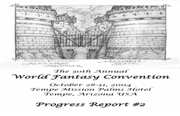 World Fantasy Convention Progress Report #2