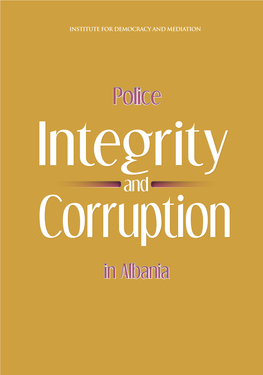 Police Integrity and Corruption in Albania 8.2