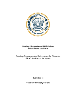 Southern University GRAD Act Report 2014