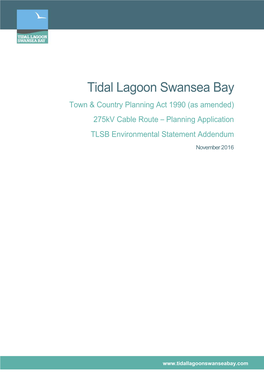 TLSB Environmental Statement Addendum November 2016