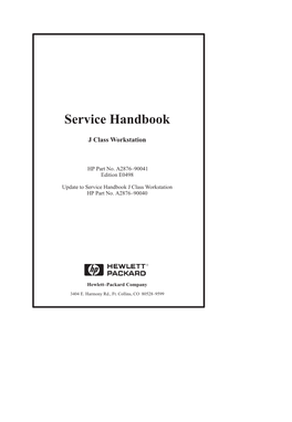 Service Handbook