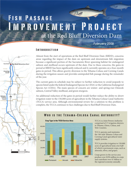 Fish Passage Improvement Project at the Red Bluff Diversion Dam