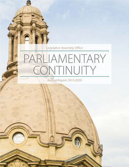 PARLIAMENTARY CONTINUITY Annual Report 2019‑2020