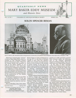 Spring 1979 Longyear Museum Quarterly News