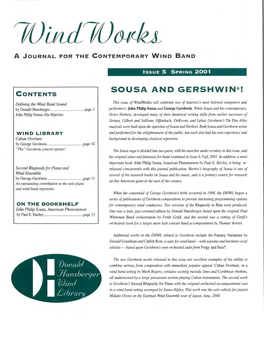 Sousa and Gershwin®! Contents