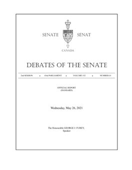 Debates of the Senate