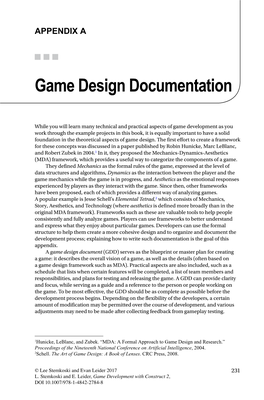 Game Design Documentation