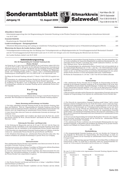 Sonderamtsblatt Altmarkkreis 29410 Salzwedel Fon 0 39 01/8 40-0 Jahrgang 15 12