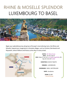 Luxembourg to Basel