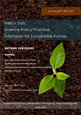 India's Soils: Science-Policy-Practice Interfaces for Sustainable Futures