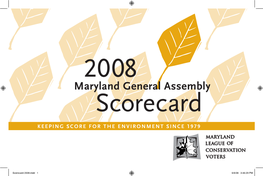 2008 Scorecard