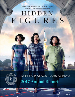 Alfred P. Sloan Foundation 2017 Annual Report Alfred P