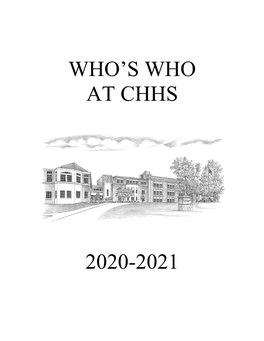 Who's Who at Chhs 2020-2021