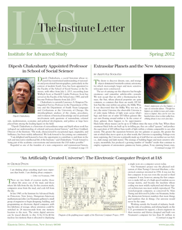 Iasthe Institute Letter