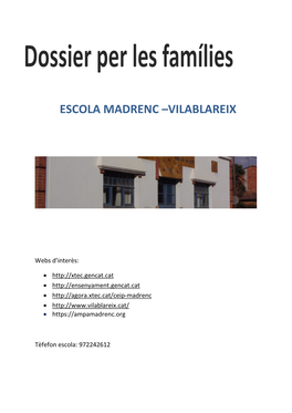 Escola Madrenc –Vilablareix