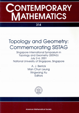 Contemporary Mathematics 314