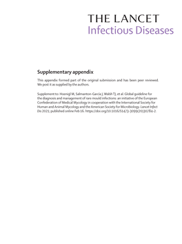 Supplement Hoenigl TLID 2021 Global Guideline for the Diagnosis