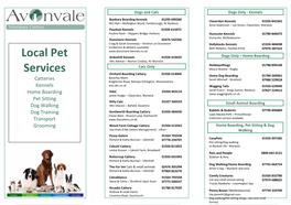 Local Pet Services