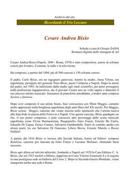 Cesare Andrea Bixio