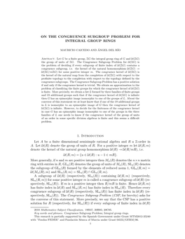 On the Congruence Subgroup Problem for Integral Group Rings