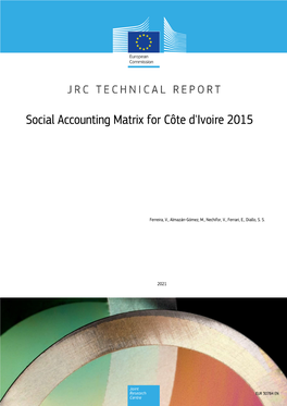 Social Accounting Matrix for Côte D'ivoire 2015